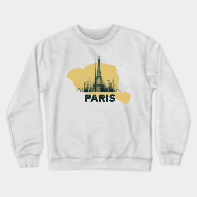 Paris Crewneck Sweatshirt by afmr.2007@gmail.com